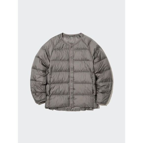 Uniqlo Other - Uniqlo Taupe Quilted Snap-Front Puffer Jacket